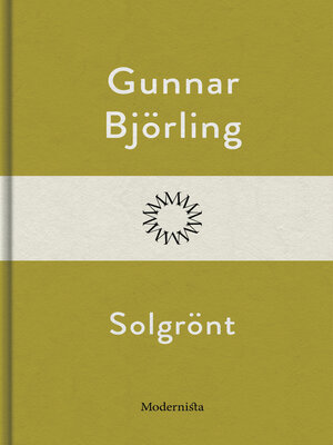 cover image of Solgrönt